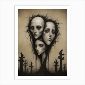 'Darkness' 5 Art Print