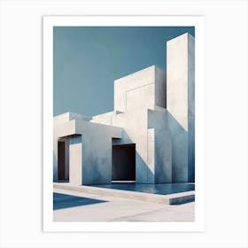 Modern Architecture Minimalist 13 Art Print