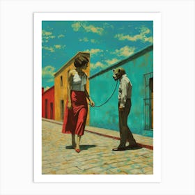 Leashed 3 Fy V Art Print