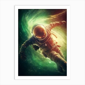 Spaceman In Space Art Print