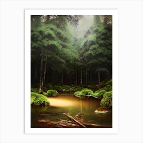 Mossy Forest 5 Art Print