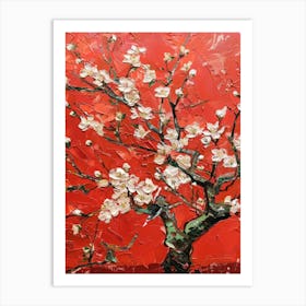 Blossoming Almond Tree Art Print