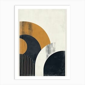 Soft Fragments Minimalist Style Art Print