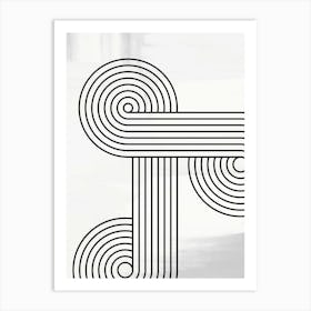 Abstract Mid Century 2 Art Print