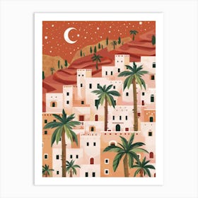 Moroccan Village 2 Art Print