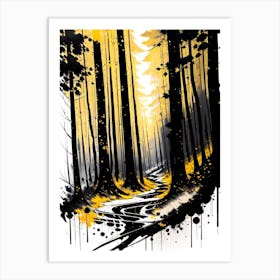 Forest Path 11 Art Print