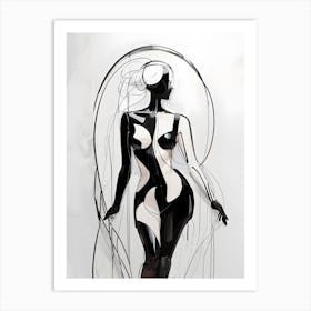 Sexy Woman Art Print