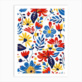 Floral Pattern 18 Art Print