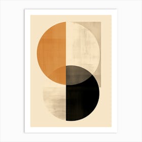 Abstract Harmonies; Bauhaus Melodies Art Print