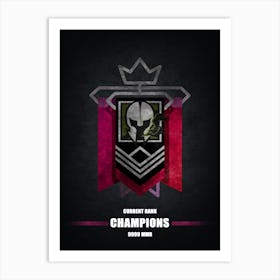 Maestro Rainbow Six 1 Art Print