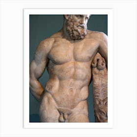 Antic Roman Statue Greek Mythology Male Nude Homoerotic Gay Art Art Print