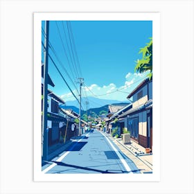 Matsumoto Japan 1 Colourful Illustration Art Print