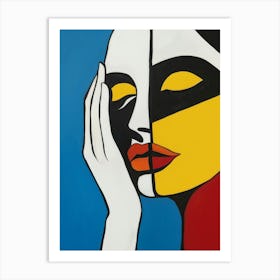 Face Of A Woman 108 Art Print