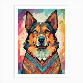 Australian Shepherd Art Print