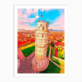 The Pisa tower Art Print