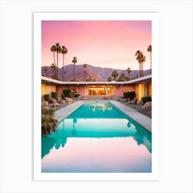 California Dreaming - Mid-Century Pool Art Print