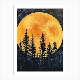 Full Moon 4 Art Print