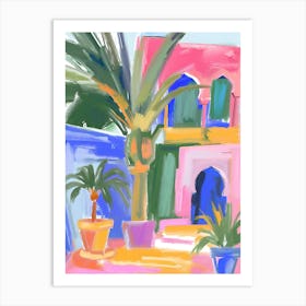 Marrakech House Art Print