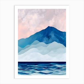 Mountains In The Sky 1 Art Print