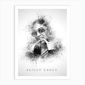 Paigey Cakey Rapper Sketch Art Print