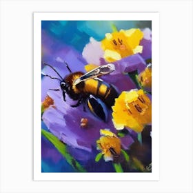 Wax Bees 2 Painting Art Print