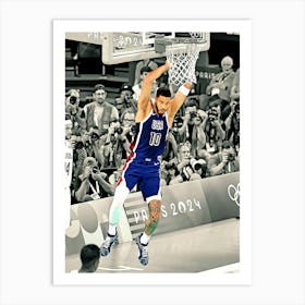 Jayson Tatum Of Team United States Dunk Art Print