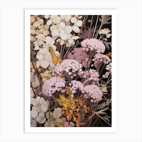 Flower Illustration Statice 3 Art Print