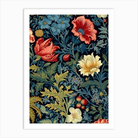 Floral Pattern 41 Art Print