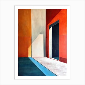 Doorway To Nowhere, Minimalism Art Print