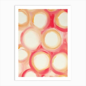 Orange Circles Art Print