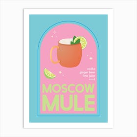 Moscow Mule Cocktail Art Print