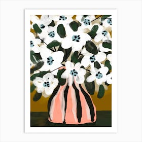 Pastel Flower Impression No 9 Art Print