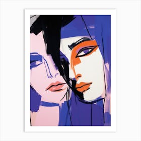 Two Women 4 Art Print