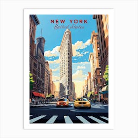 New York United States Travel Art Print