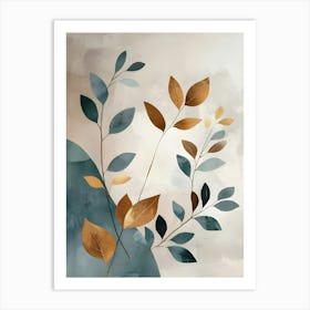 Leaves Canvas Print 4 Art Print