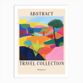 Abstract Travel Collection Poster Madagascar 2 Art Print