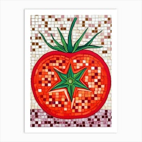 Tomato Mosaic 1 Art Print