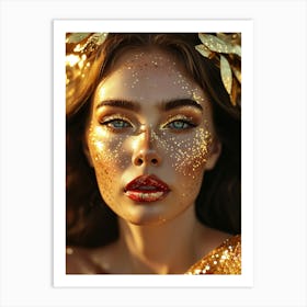 Golden Beauty 1 Art Print