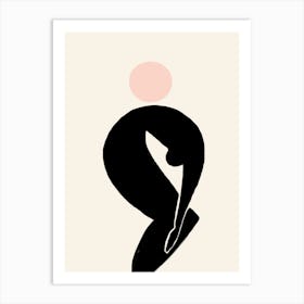 Sunrise yoga Art Print