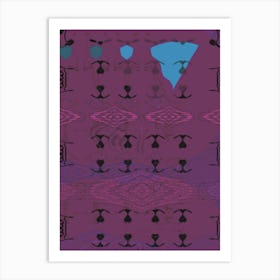 Purple Abstract Art Print