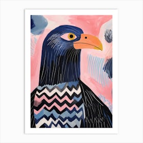 Playful Illustration Of Eagle For Kids Room 1 Art Print