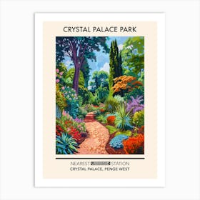 Crystal Palace Park London Parks Garden 5 Art Print