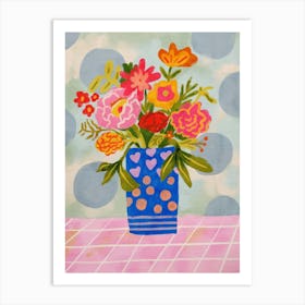 Flowers In A Vase 2 Art Print