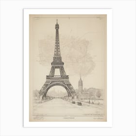 Eiffel Tower Art Print