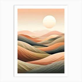 Desert Landscape 20 Art Print