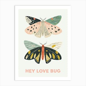 Hey Love Bug Poster 3 Art Print