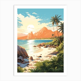Anse Source D Argent Beach Seychelles 3 Art Print