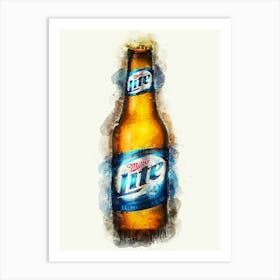 Miller Lite Art Print