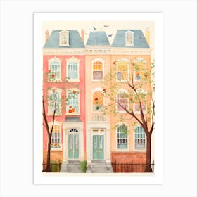 London Townhouse Art Print