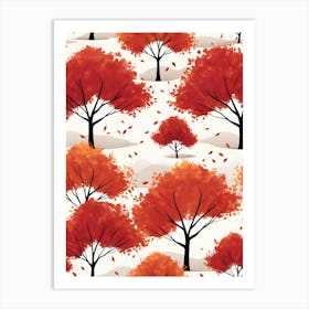 Autumn Trees 9 Art Print